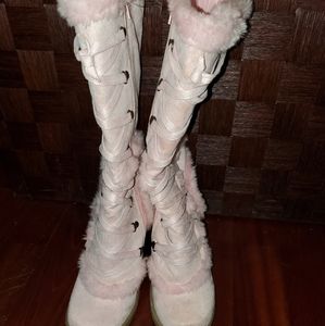 Pink furyheels boots